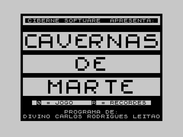 Cavernas de Marte, ZX-81